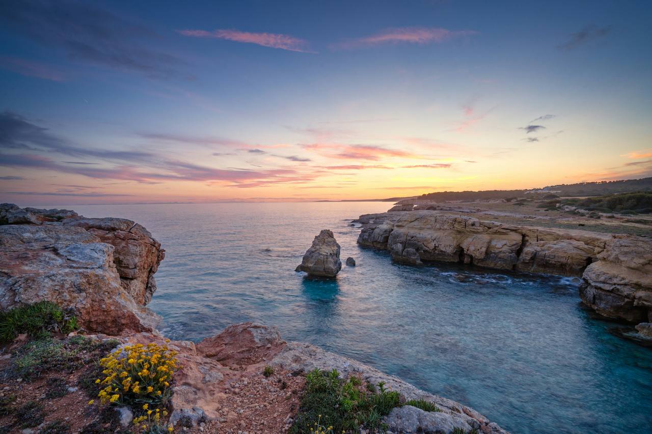 Menorca coast landscape